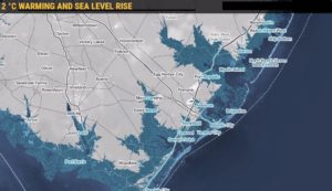 New Jersey Shore Under Sea Level